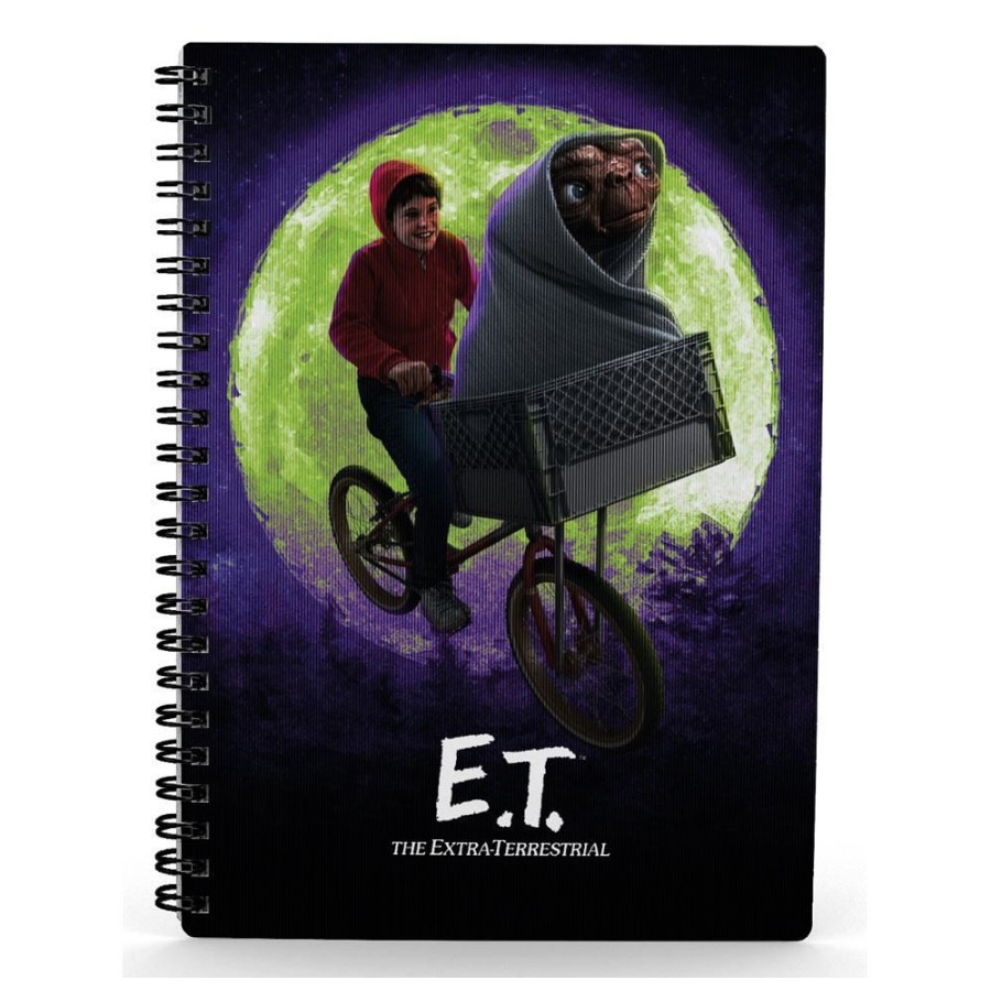 SD Toys | E.T. - Elliot - Notebook Effet Lenticulaire 3D - A5