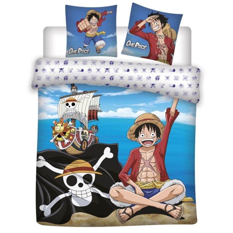 AyMax | One Piece - Luffy - Parure De Lit 240X220Cm - '100% Coton'