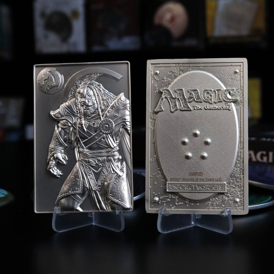 Fanattik | Magic The Gathering - Ajani Goldmane - Carte Collector Plaque Argent