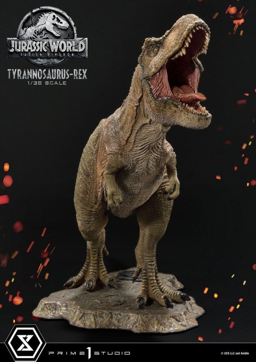 Prime 1 Studio | Jurassic World Fall King. - Tyrannosaurus-Rex - Statuette '23X42X15Cm'