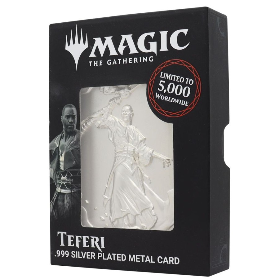 Fanattik | Magic The Gathering - Teferi - Carte Plaquee Argent Collector