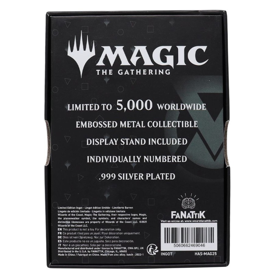 Fanattik | Magic The Gathering - Teferi - Carte Plaquee Argent Collector