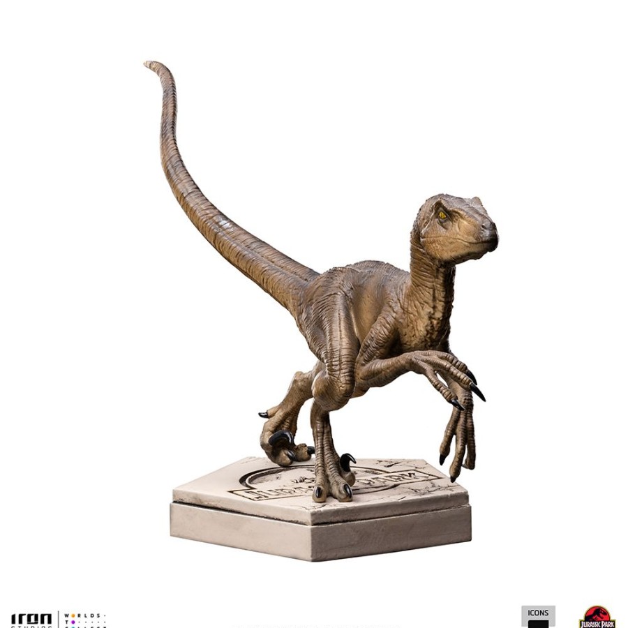 Iron Studios | Jurassic Park - Velociraptor B - Statuette Icons 9 X 12 X 10Cm