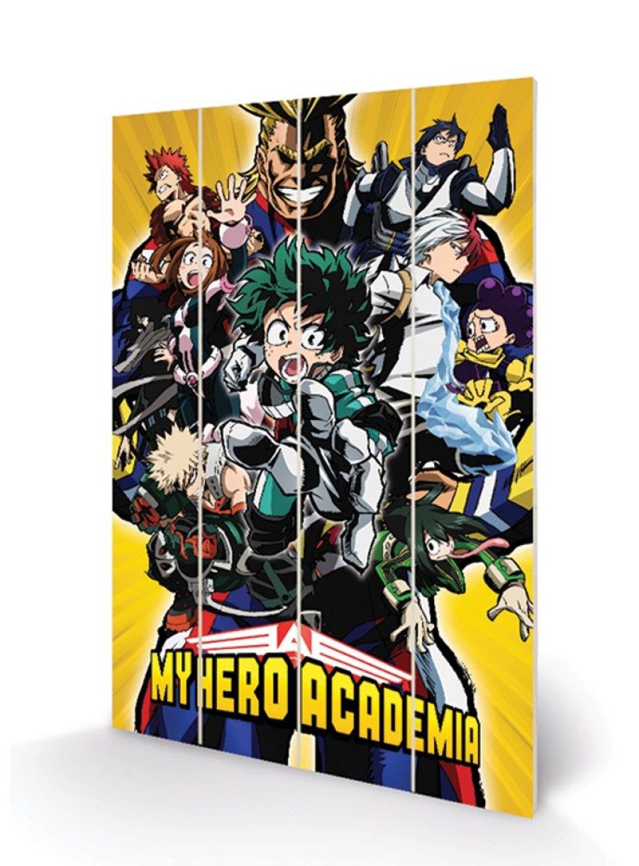 Pyramid | My Hero Academia - Heroes - Impression Sur Bois 40X59Cm Reprod