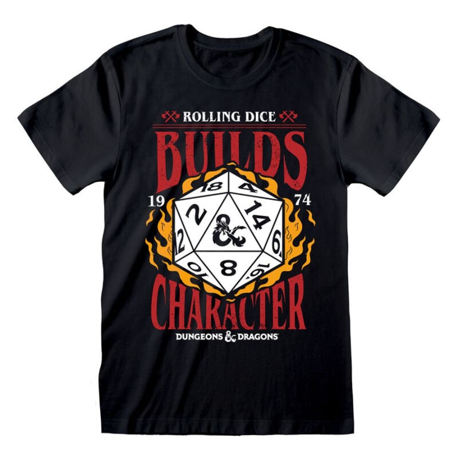 DONJONS ET DRAGONS | Donjons Et Dragons - Builds Character - T-Shirt Unisex (S)