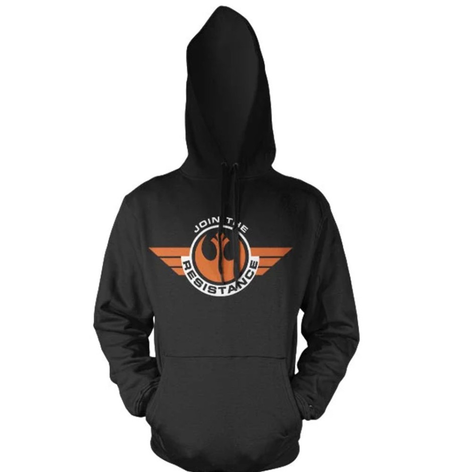 STAR WARS | Star Wars 7 - Sweatshirt Join The Resistance Hoodies Black (S)