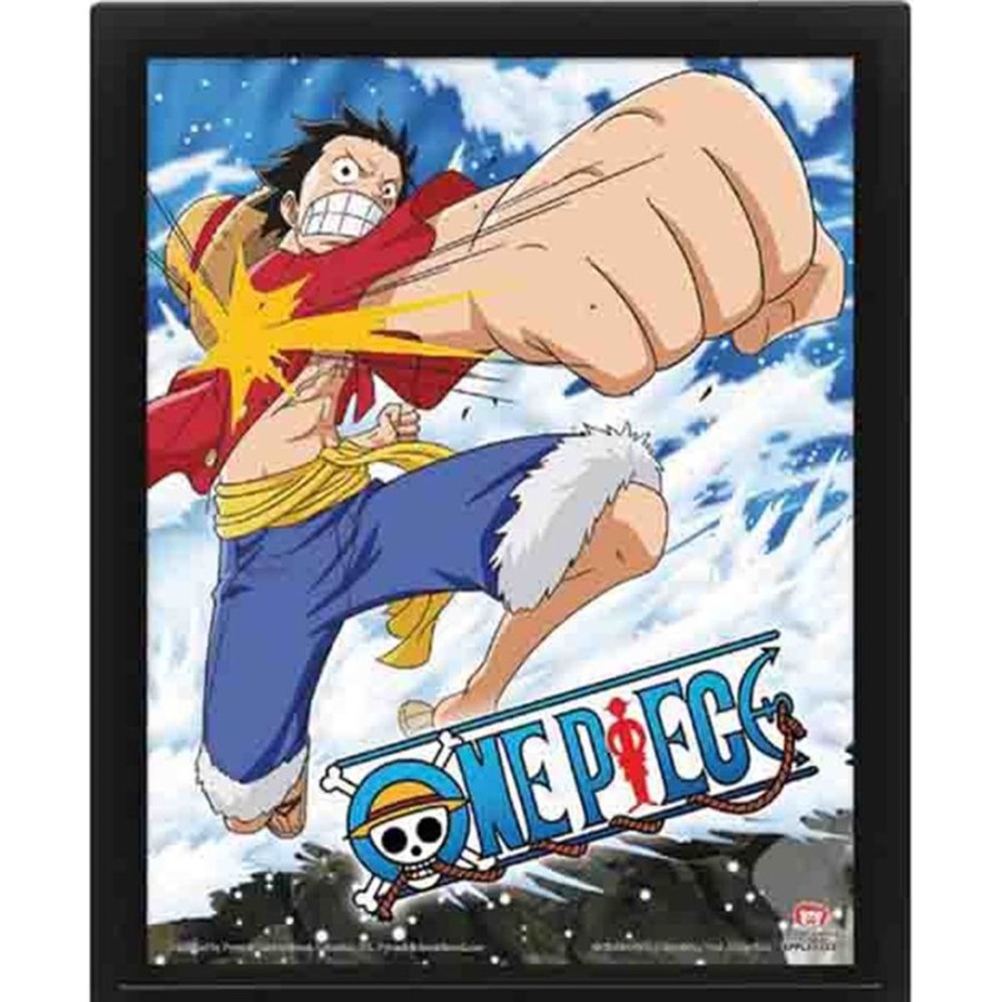 Pyramid | One Piece - Gum Gum Pistolet - Poster Lenticulaire 3D 26X20Cm