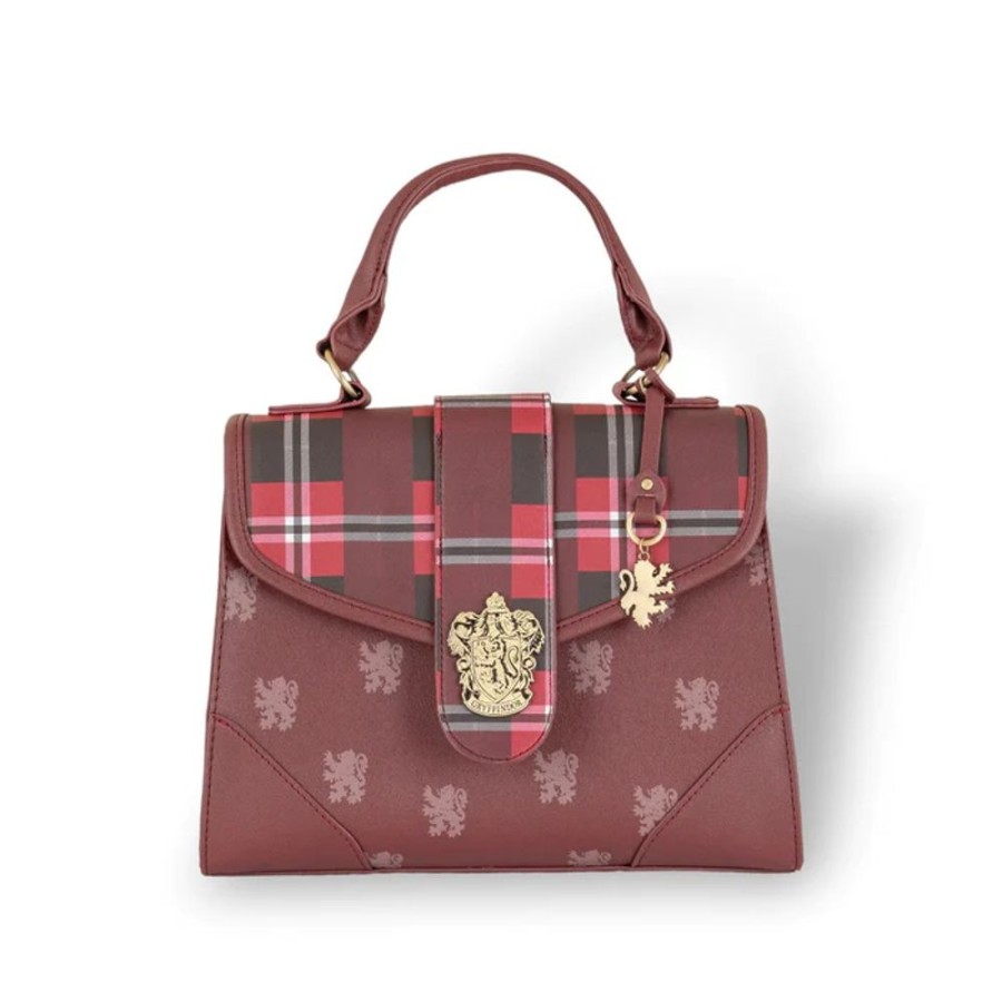 Bioworld International | Harry Potter - Gryffondor - Sac A Main Luxe Plaid A Carreaux + Charmes