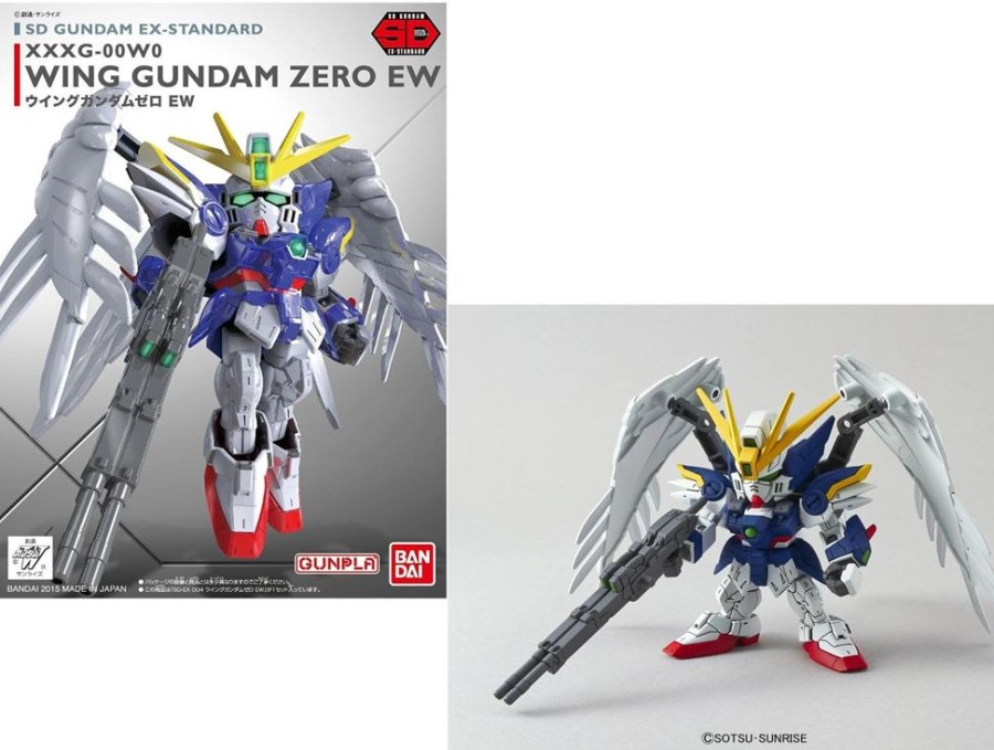 Bandai Model Kit | Gundam - Sd Gundam Ex-Standard 004 Wing Gundam Zero (Ew) - Model Kit