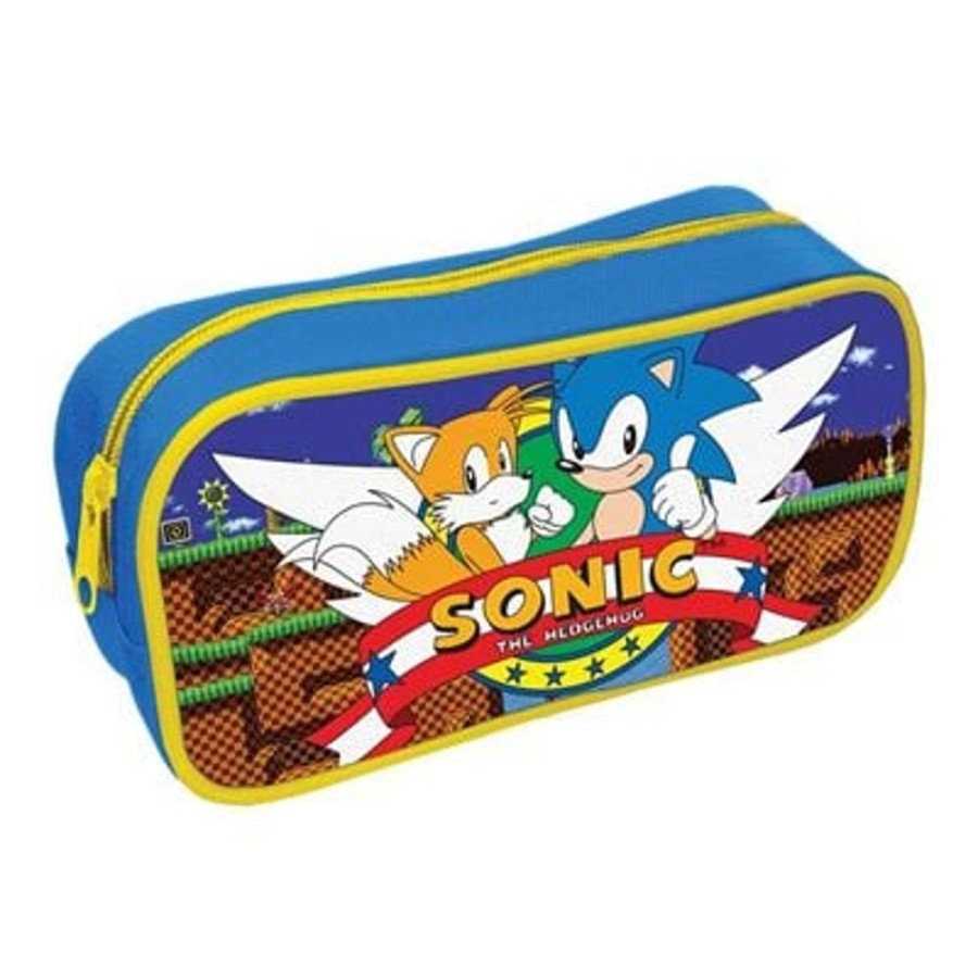 Pyramid | Sonic - Retro Green Hill Zone - Trousse A Crayons