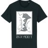 Cotton Division | Rick Et Morty - Rick Et Morty Blanc Et Noir - T-Shirt Homme (S)