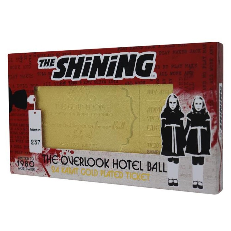 Fanattik | The Shining - The Overlook Hotel Ball - Ticket Plaque Or Collector 24K