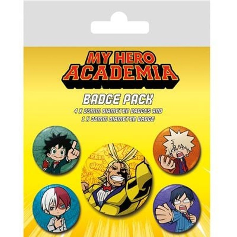 Pyramid | My Hero Academia - Chibi - Pack 5 Badges