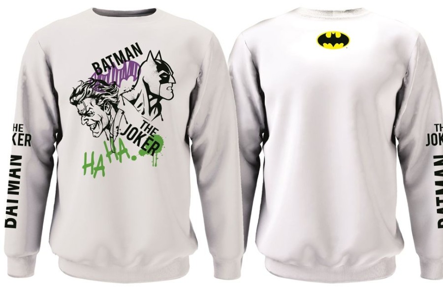 Cotton Division | Dc Comics - Batman & Joker - Sweatshirt Unisex (S)