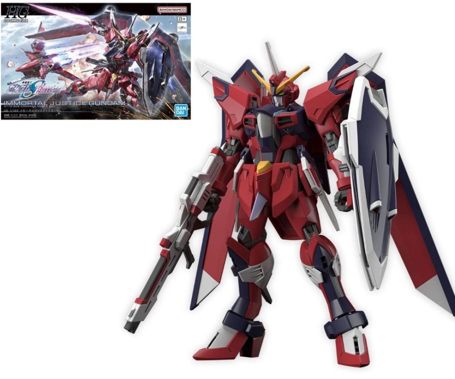 Bandai Model Kit | Gundam - Hg 1/144 Immortal Justice Gundam - Model Kit