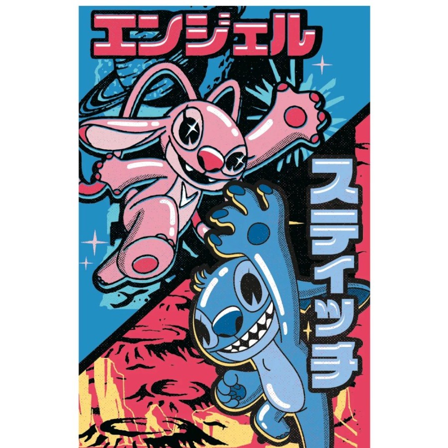 Pyramid | Lilo & Stitch - Stitch "Japanese Combo" - Poster 61 X 91Cm