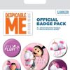 Pyramid | Despicable Me - Pack 5 Badges - It'S So Fluffy