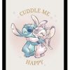 Pyramid | Lilo & Stitch - Stitch Cuddle Me - Impression Encadree 30X40Cm