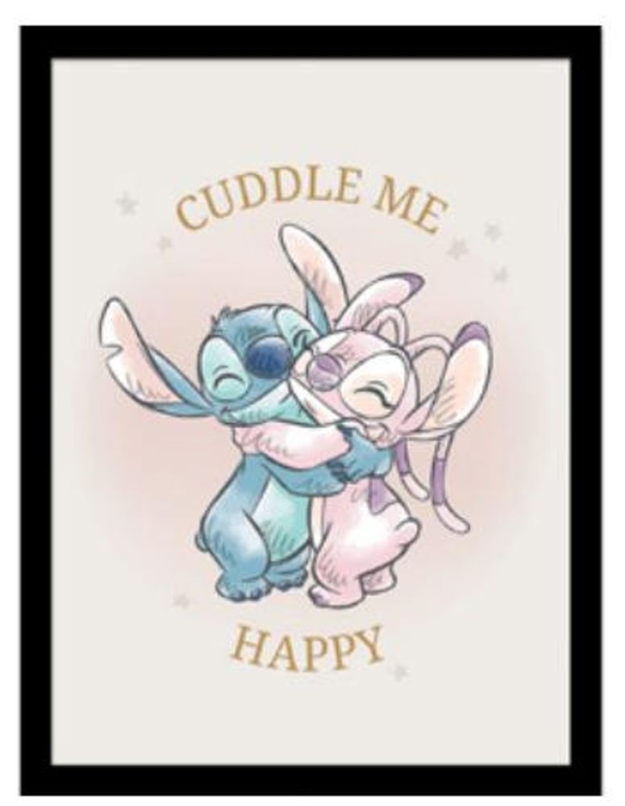 Pyramid | Lilo & Stitch - Stitch Cuddle Me - Impression Encadree 30X40Cm