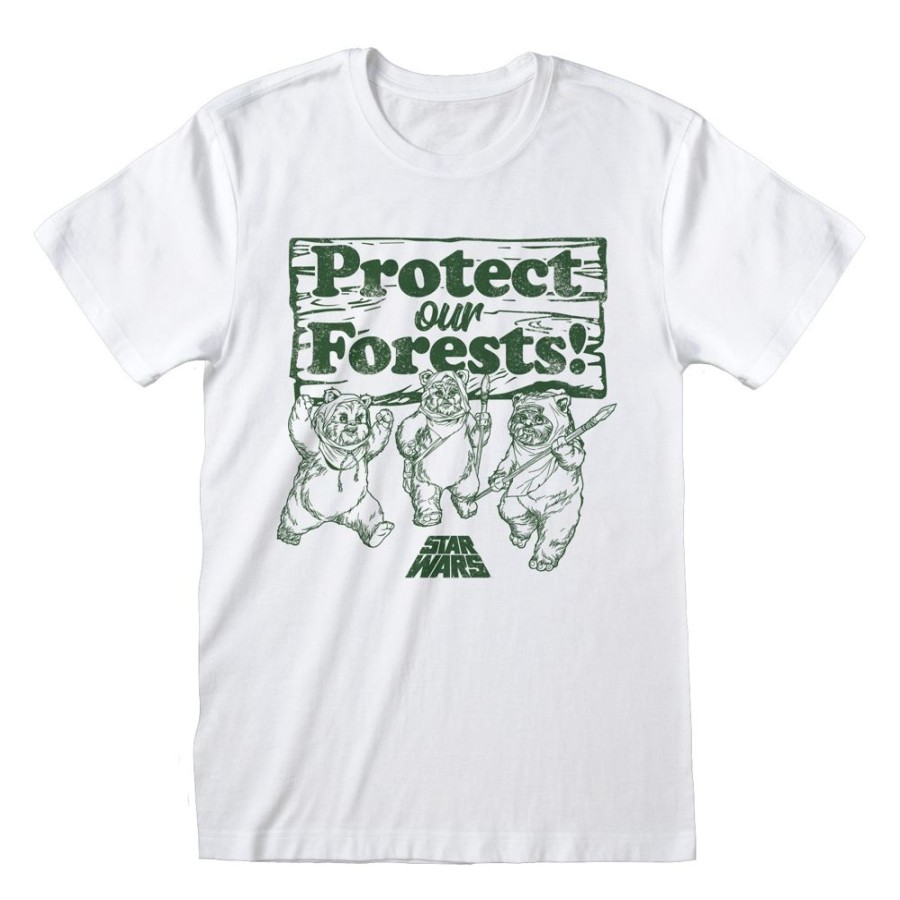 STAR WARS | Star Wars - Protect Our Forests - T-Shirt Homme (M)