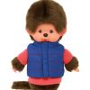 Bandai Red | Monchhichi - Doudoune - Peluche 20Cm