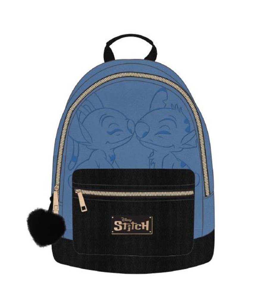 Red Robin | Stitch & Angel - Blue & Black - Sac A Dos '28X22X11Cm'