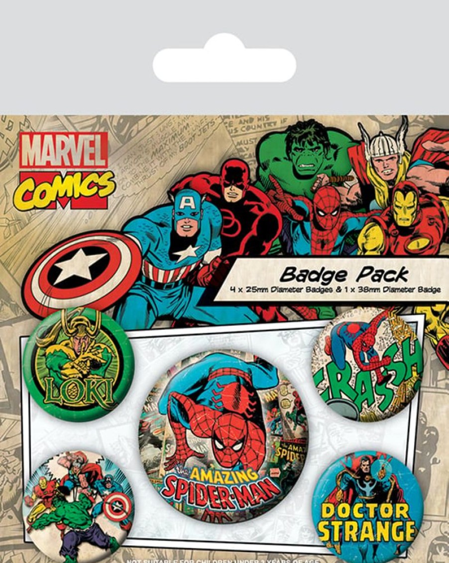 Pyramid | Marvel - Spider-Man - Pack De 5 Badges