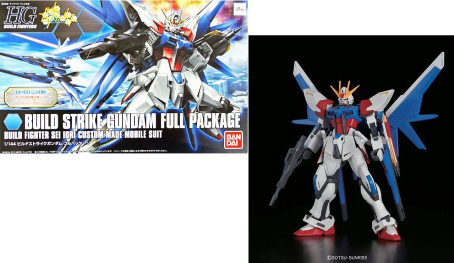 Bandai Model Kit | Gundam - Hgbf Build Strike Gundam Full Package 1/144 - Model Kit