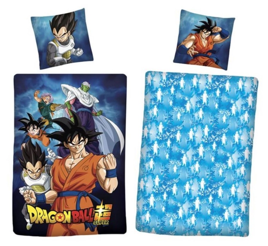 AyMax | Dragon Ball - Parure De Lit 140X200Cm Dragon Ball Super '100% Coton'