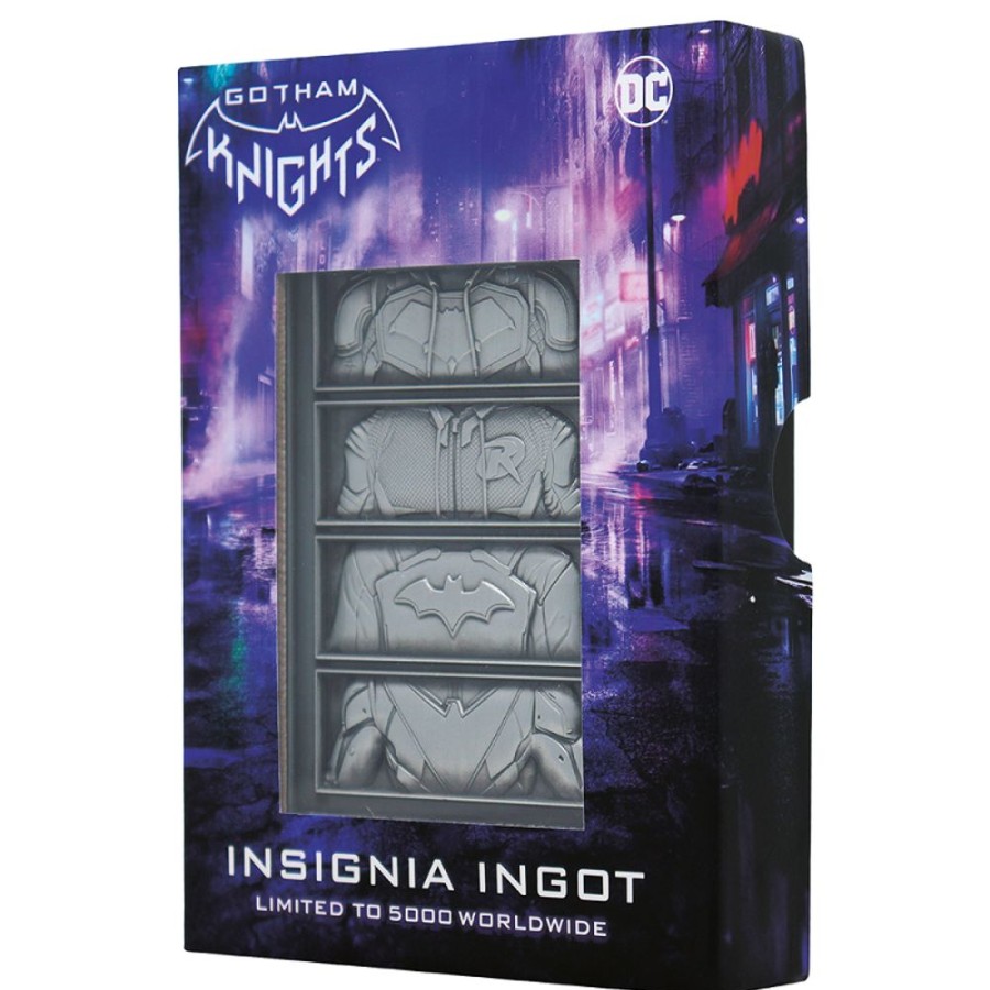 Fanattik | Gotham Knights - Insignia - Lingot En Metal Collection Limitee