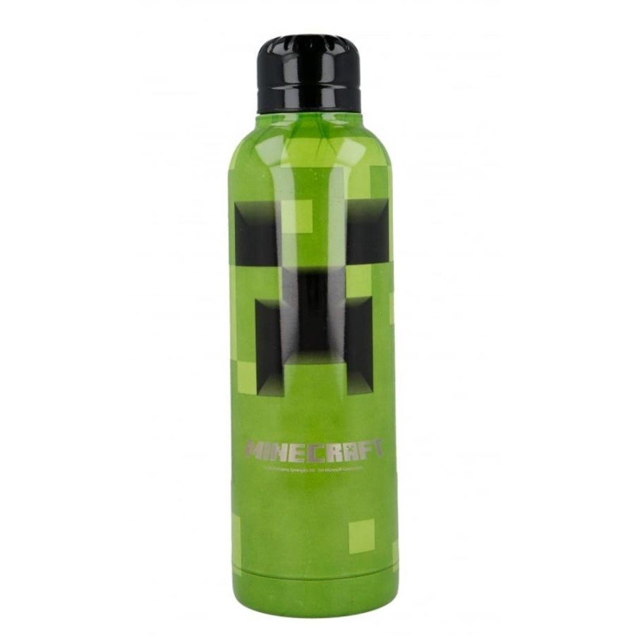 Stor | Minecraft - Bouteille En Acier Inoxydable Isotherme - 515Ml