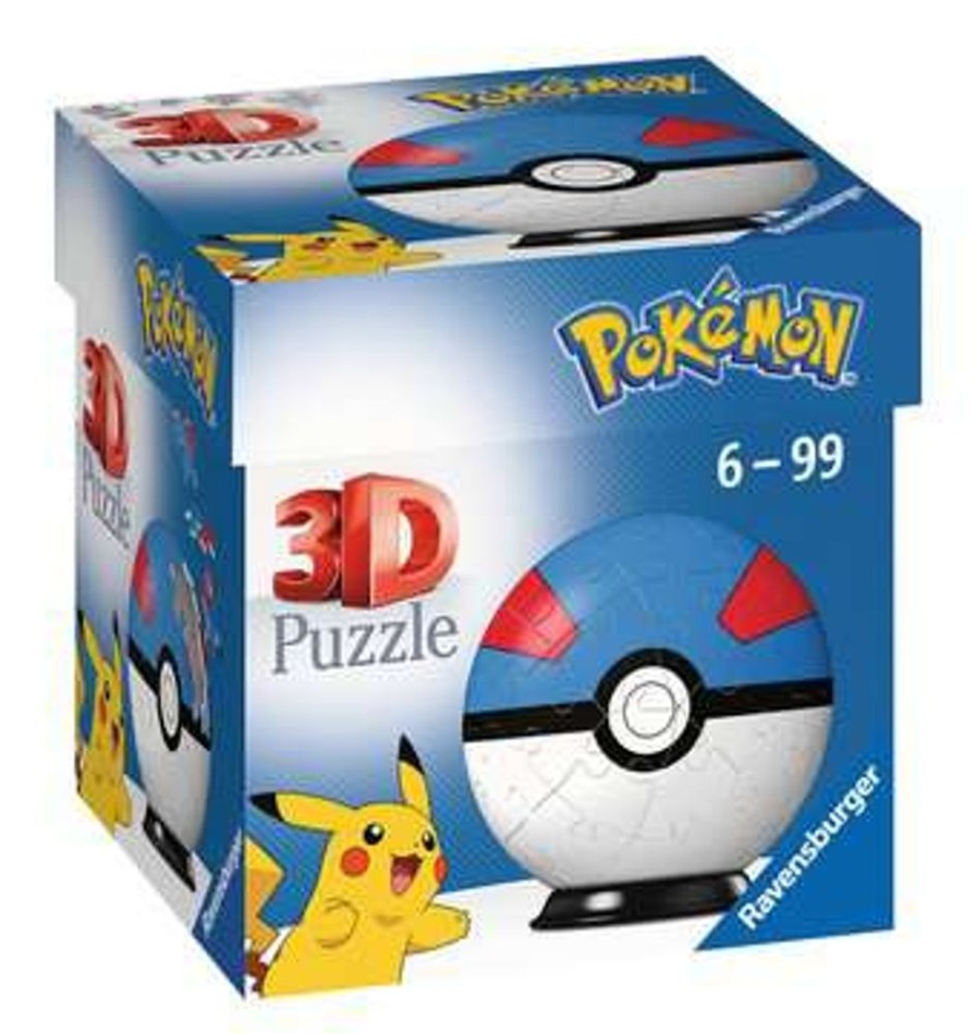 Ravensburger | Pokemon - Puzzle 3D - Super Ball 54P