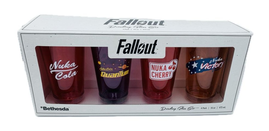 Just Funky | Fallout - Nuka-Cola - Pack De 4 Verres 473Ml