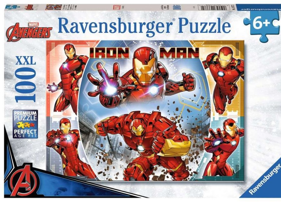 Ravensburger | Marvel - Iron Man - Puzzle 100P Xxl