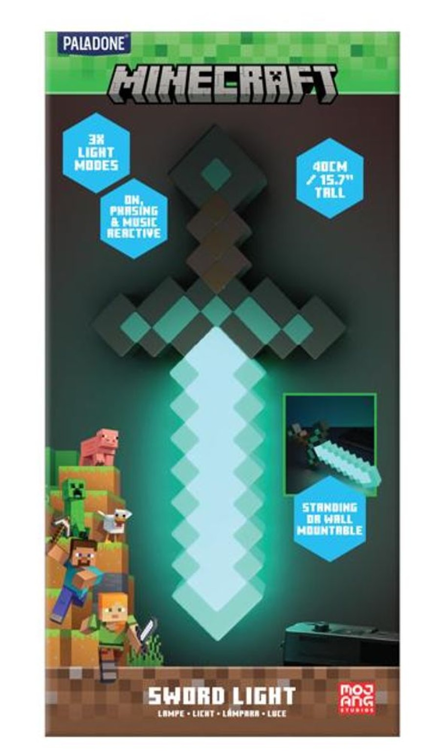 Paladone | Minecraft - Epee En Diamant - Lampe 40Cm