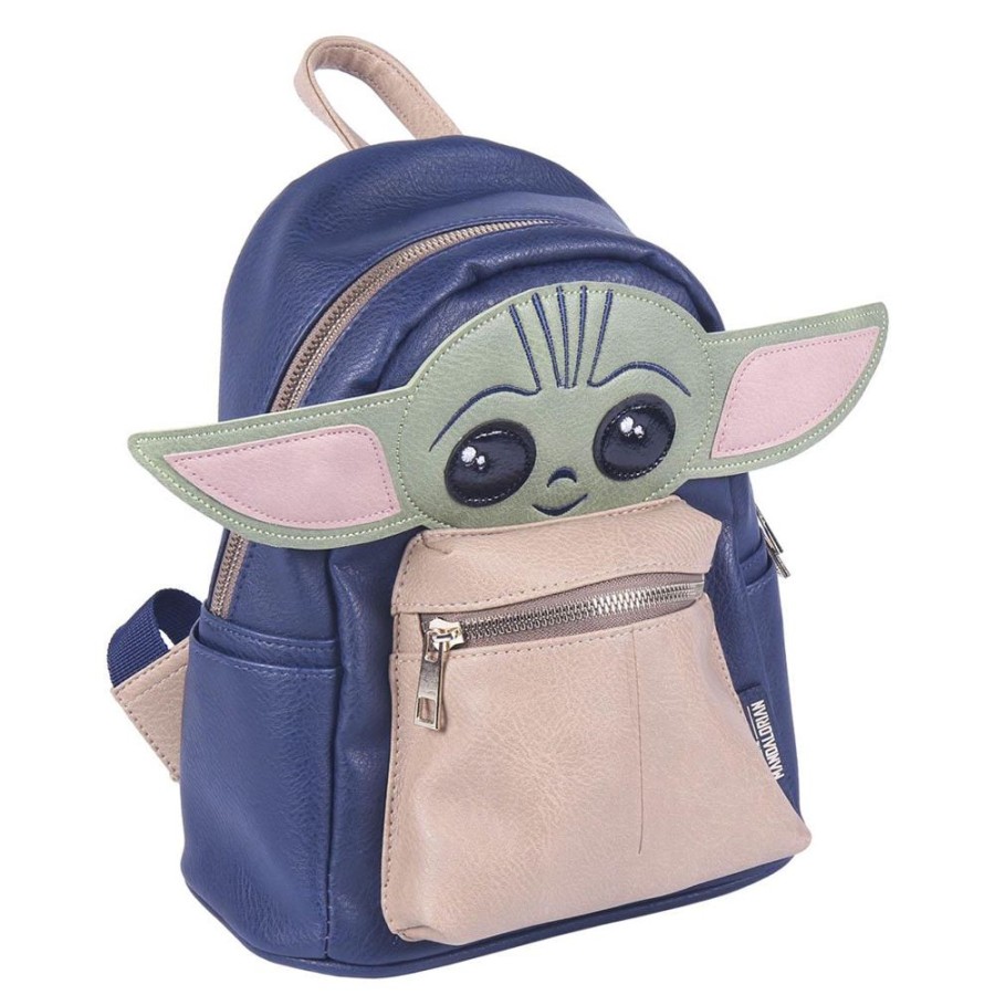 Cerda | Grogu - Heady - Mini Sac A Dos Similicuir - 27X12,5X22Cm