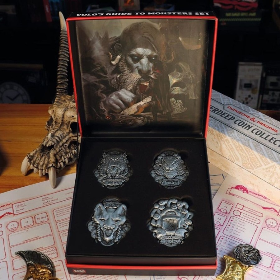 Fanattik | Dungeons & Dragons - Boite Collector De Medaillons Monstres