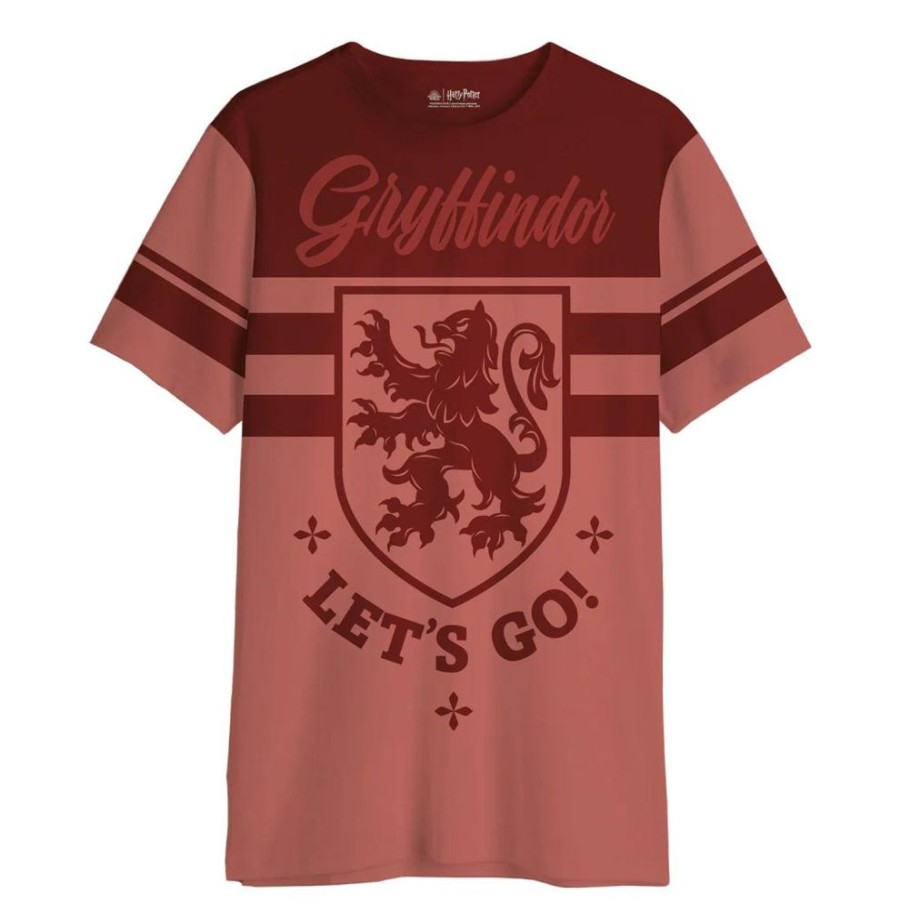 Cotton Division | Harry Potter - Gryffondor Let'S Go - T-Shirt Oversize Homme (Xs)