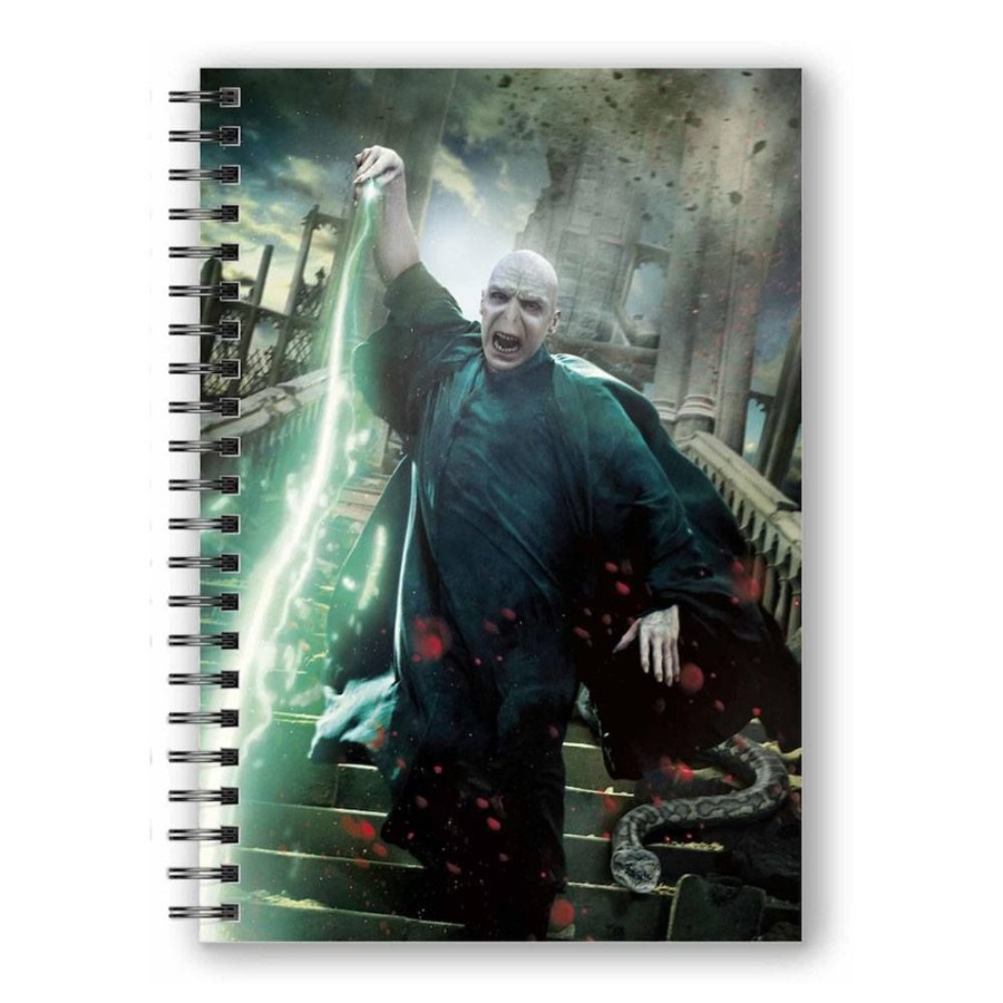 SD Toys | Harry Potter - Voldemort - Notebook Effet Lenticulaire 3D - A5