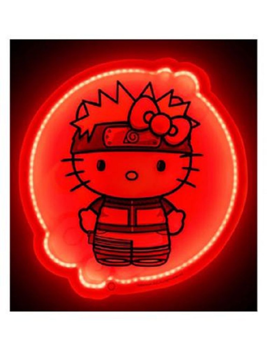 Teknofun | Naruto X Hello Kitty - Neon Mural Led - 30 Cm