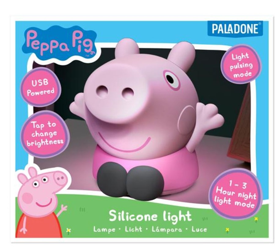 Paladone | Peppa Pig - Lampe En Silicone Rechargeable 14Cm