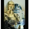 Pyramid | Star Wars - Droids Key Art - Impression Encadree 30X40Cm