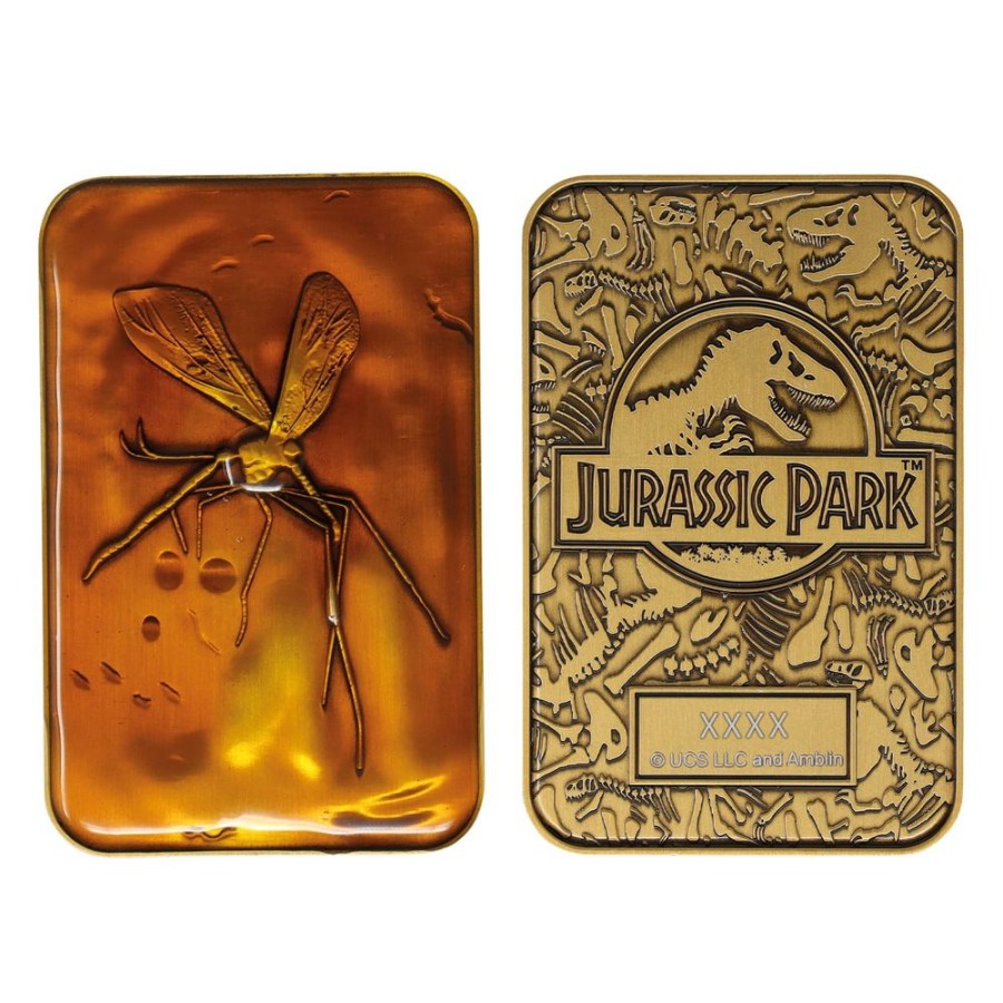 Fanattik | Jurassic Park - Mosquito In Amber - Lingot En Metal Collector