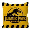 SD Toys | Jurassic Park - Caution Logo - Coussin '40X40X1Cm'