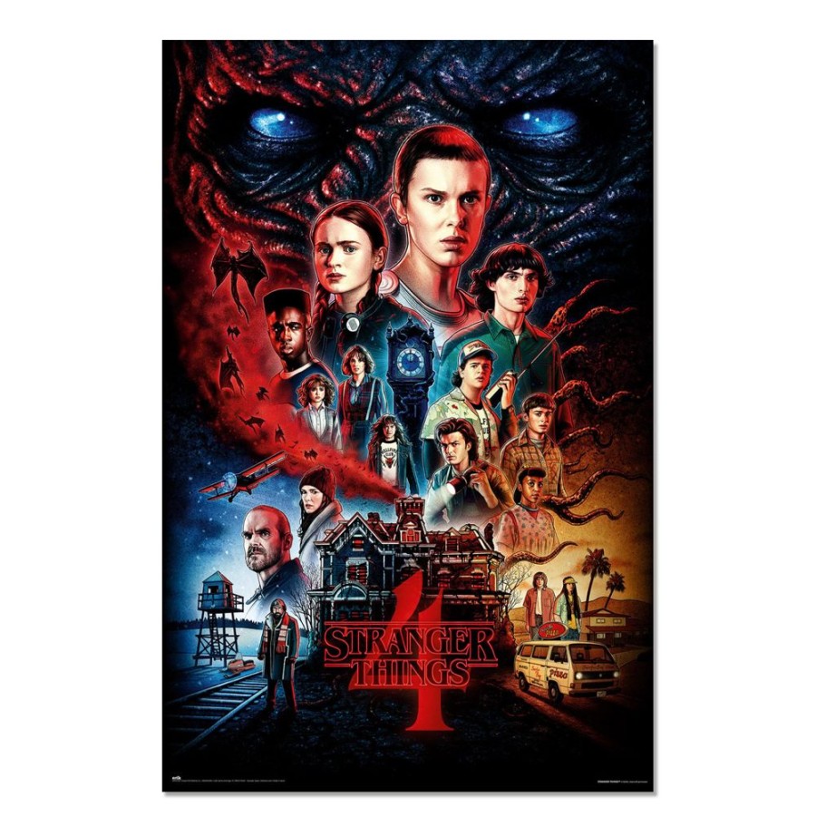 Grupo Erik | Stranger Things - Teaser Saison 4 - Poster 61X91Cm