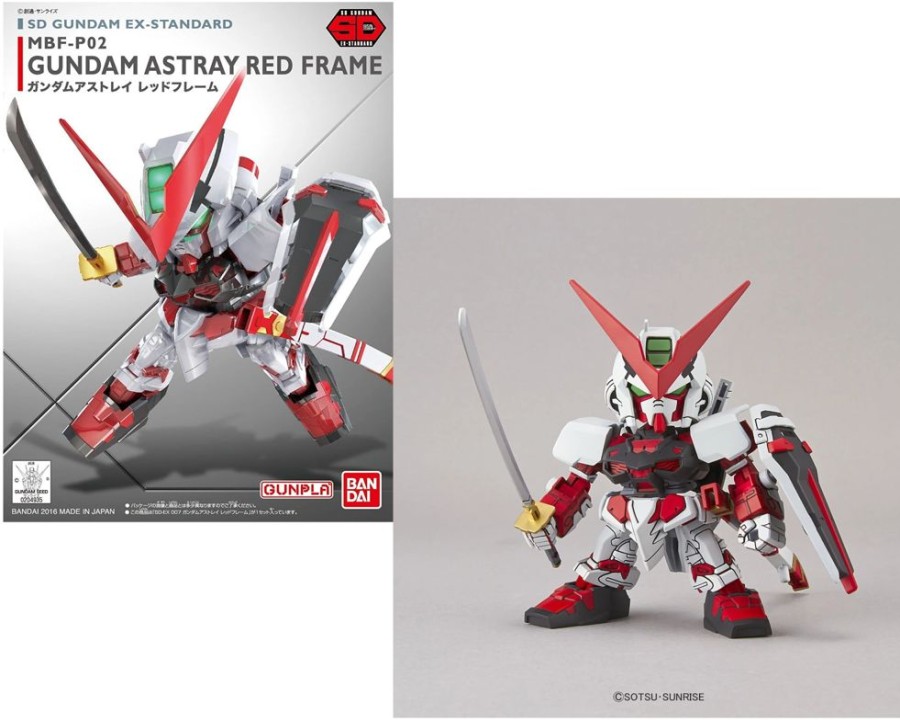 Bandai Model Kit | Gundam - Sd Gundam Ex-Standard Gundam Astray Red Frame - Model Kit