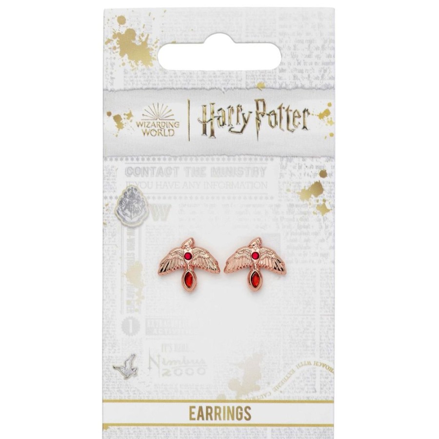 Carat | Harry Potter - Boucles D'Oreilles - Phenix Rose Gold