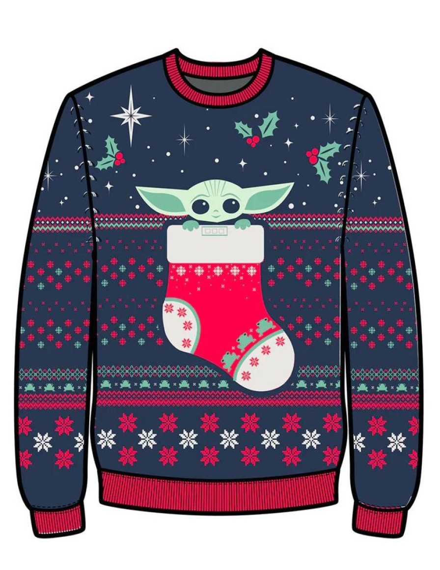 Cotton Division | The Mandalorian - Grogu - Pull De Noel Homme (L)