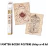 Pyramid | Harry Potter - Map & School List - Set 2 Posters 52 X 38Cm