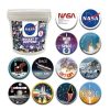 Aquarius | Nasa - Seau De 144 Badges 3.2Cm